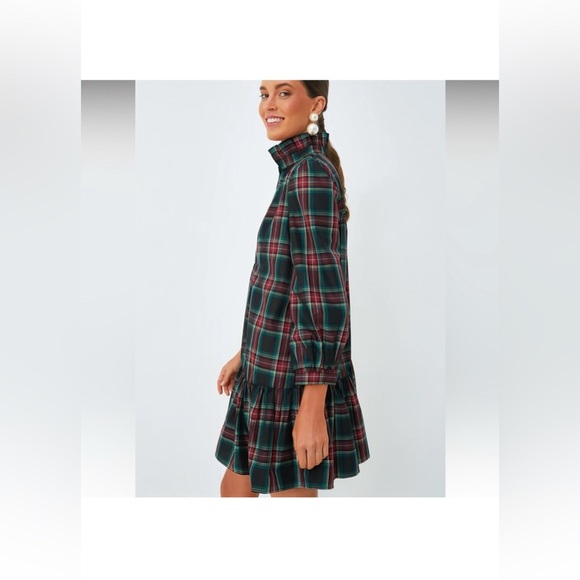 Tuckernuck Palmerston Dress S | Highland Tartan Holiday Midi Retail$228 NWT - Picture 7 of 11